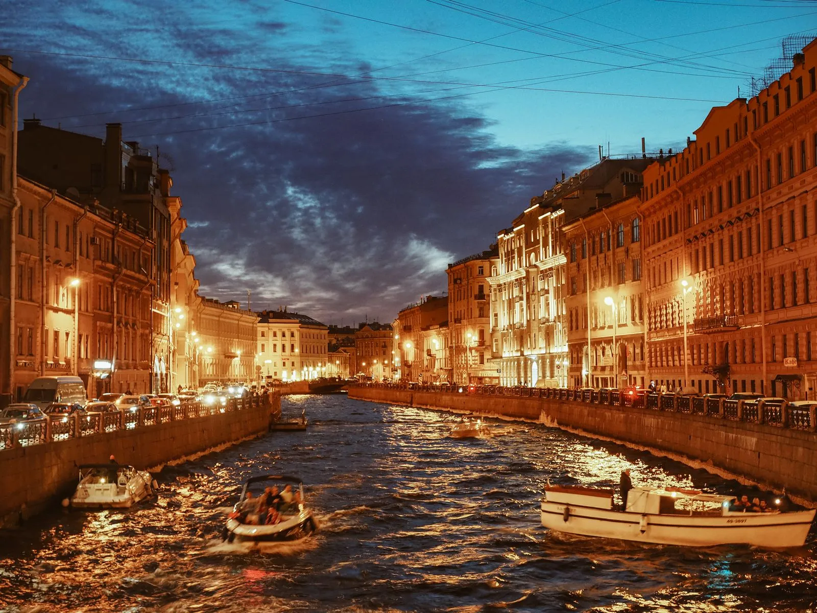 A canal surrounded by buildings